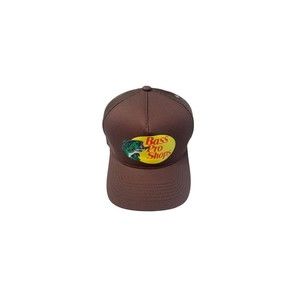 New Bass Pro Shops Mesh Trucker Hat And Adjustable Cap One Size Unisex Brown